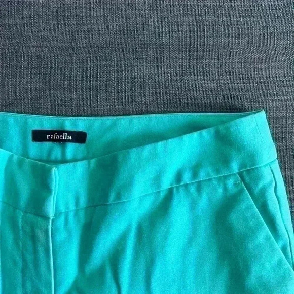 Vintage Rafaella Green Capris Preppy Prep Coastal Grandma Pants Small - Picture 3 of 8